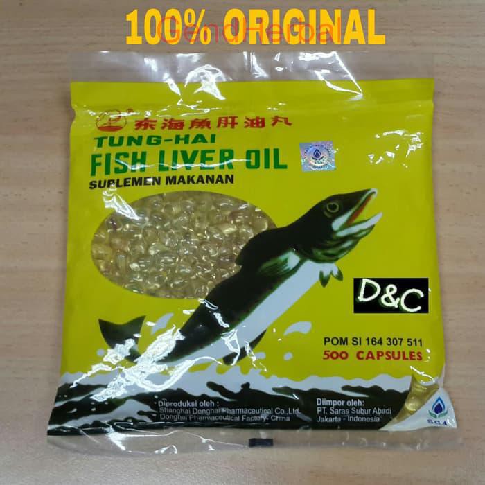 Jual Minyak Ikan Tung Hai Fish Liver Oil Capsules Shopee Indonesia