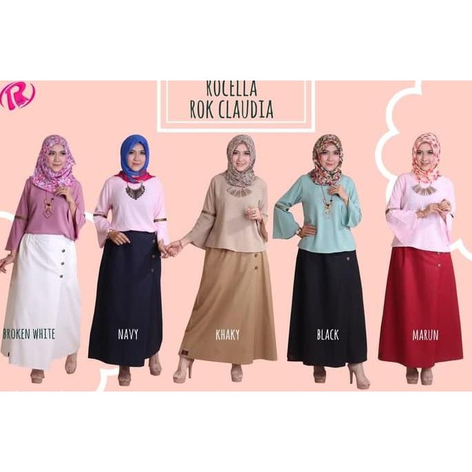 Jual Rok wanita Claudia SM,LXL | Shopee Indonesia