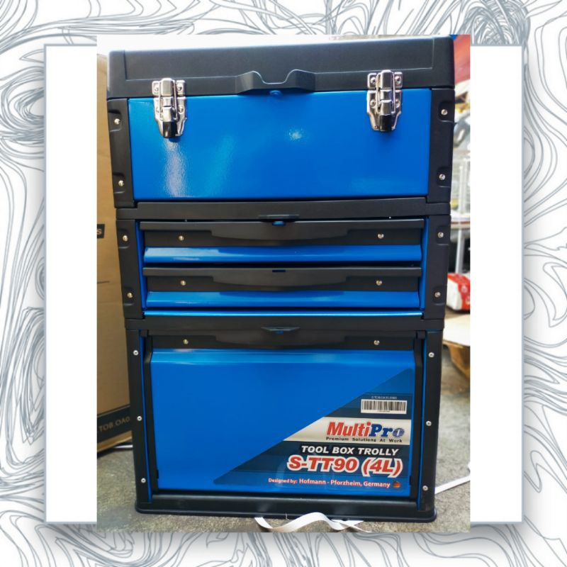 Jual MULTIPRO 4 drawer tool box susun toolbox laci cabinet toolkit ...