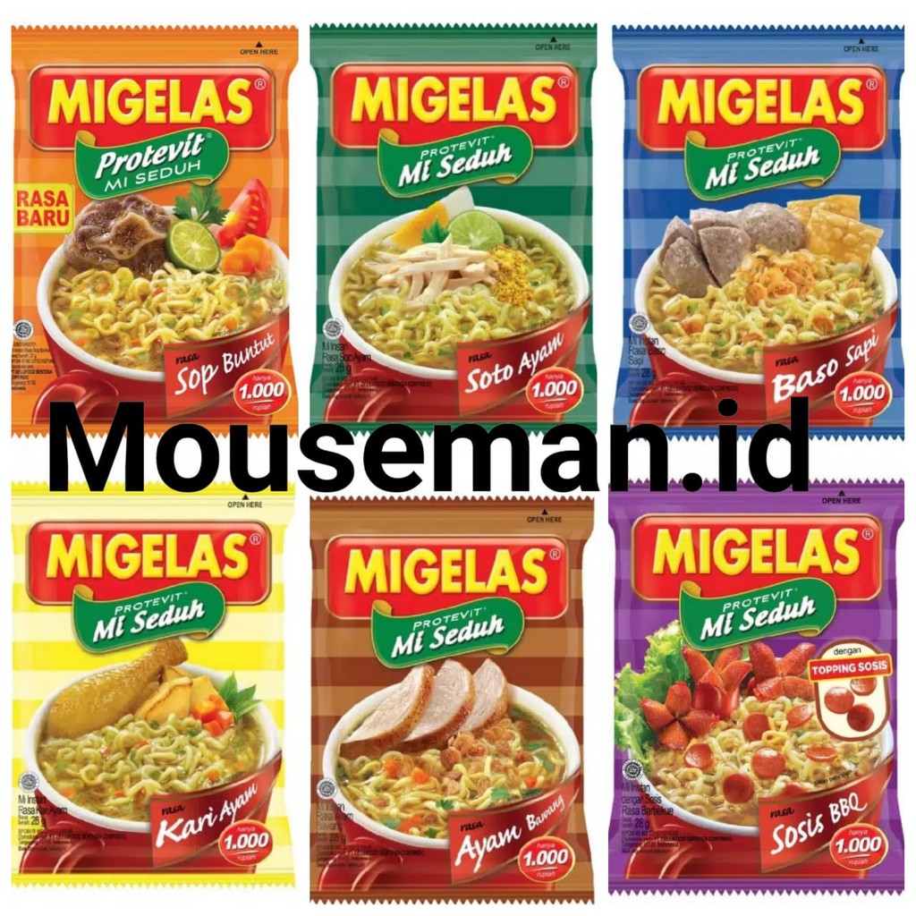 Jual Eceran Migelas Murah Mie Gelas Instant Mi Gelas 30 Gram Shopee