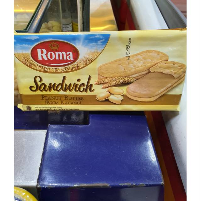 Jual Roma Sandwich Peanut Butter 216gr | Shopee Indonesia