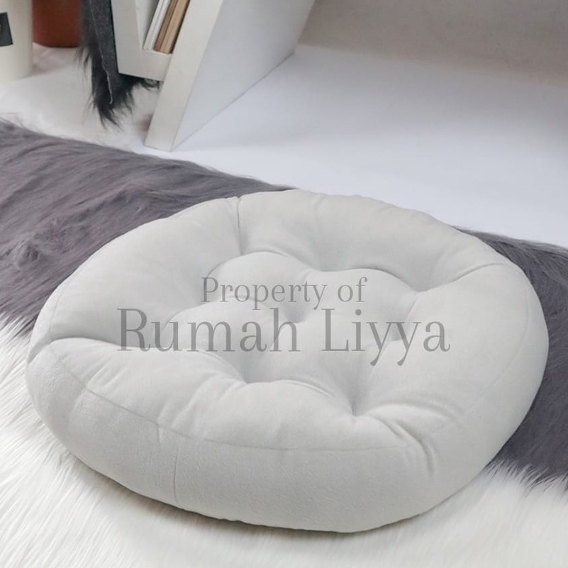 Jual RumahLiyya Cushion Ball Alas Bantal Duduk Bulat Lantai Kursi Sofa ...