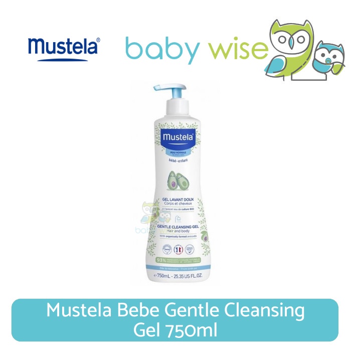 Mustela gentle best sale cleansing gel 750ml