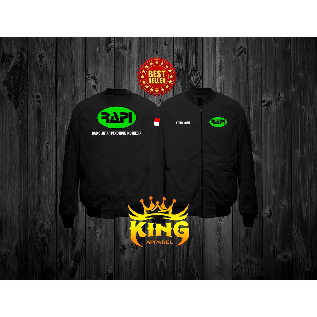 Jual Jaket Bomber RAPI Radio Antar Penduduk Indonesia - KA000 | Shopee ...