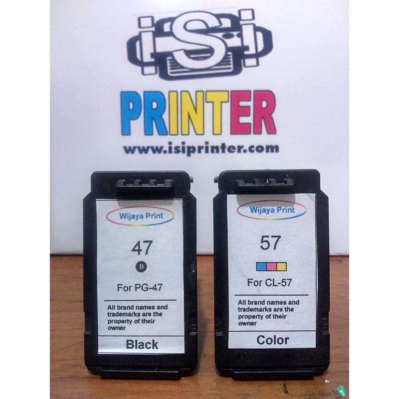 Jual Canon 47 Black / 57 Color Tinta Cartridge Compatible PG47 Hitam ...