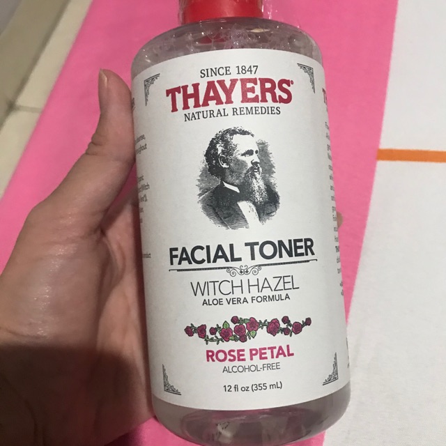 Jual Thayers Facial Toner Witch Hazel Rose Petal 355 ml Shopee Indonesia