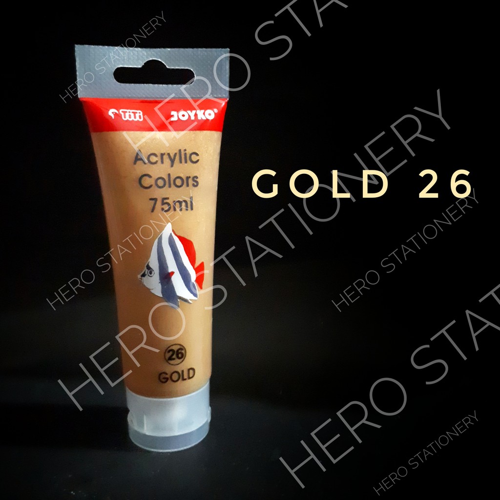 Jual Acrylic Color Paint ( Cat 35ml ) VT 930 GOLD & SILVER - Kota Bandung -  Alat2tulis