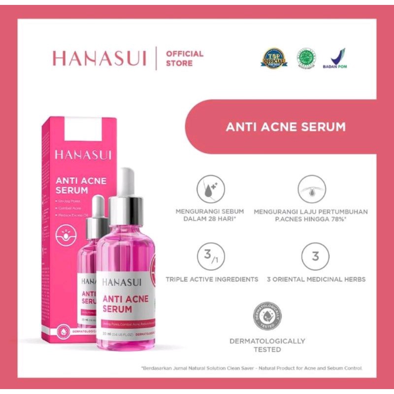 Jual Hanasui acne kemasan baru | Shopee Indonesia