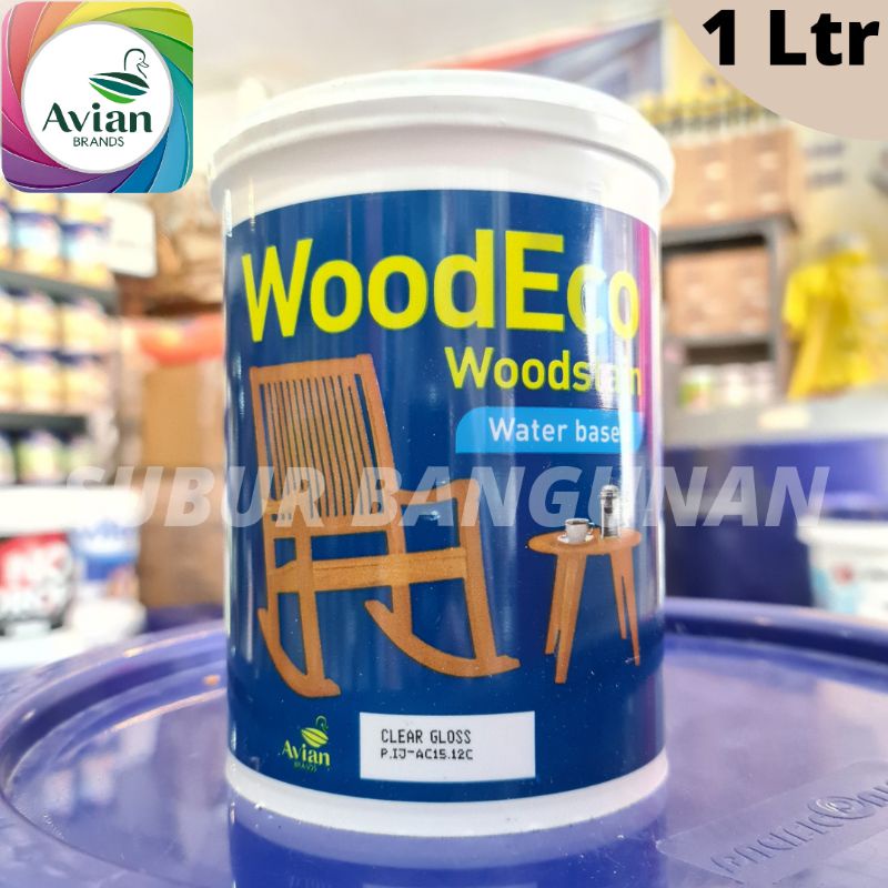 Jual Cat Politur Lenkote Wood Eco Ltr Wood Eco Woodstain Waterbase Politur Pengencer Air