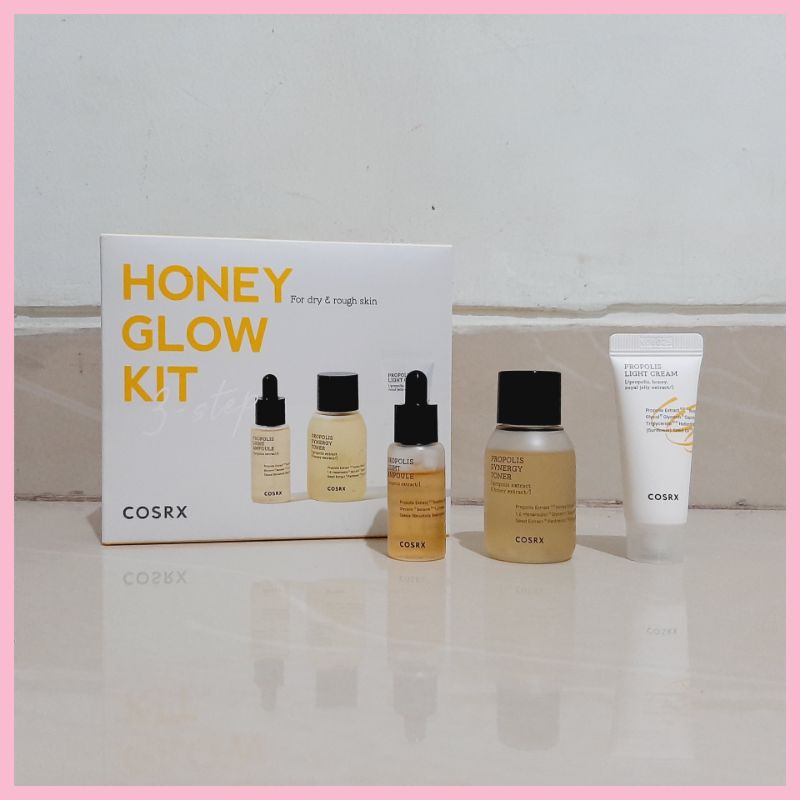 Jual Cosrx Full Fit Propolis Trial Kit Honey Glow Kit Toner Ampoule ...