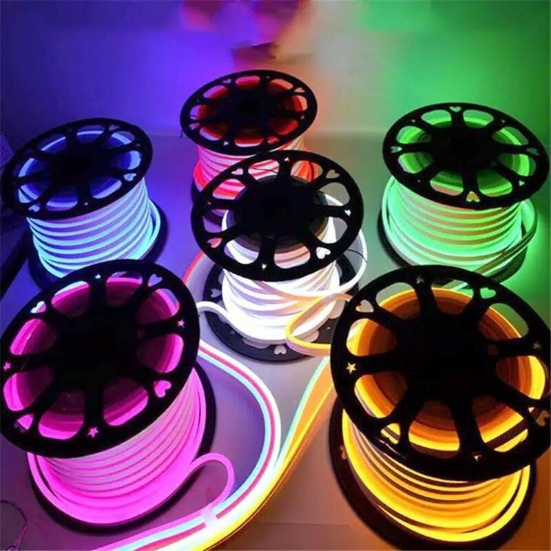 Jual NEON FLEX 1 ROLL 50 METER 220 VOLT ANTI AIR (FREE SOCKET) | Shopee ...