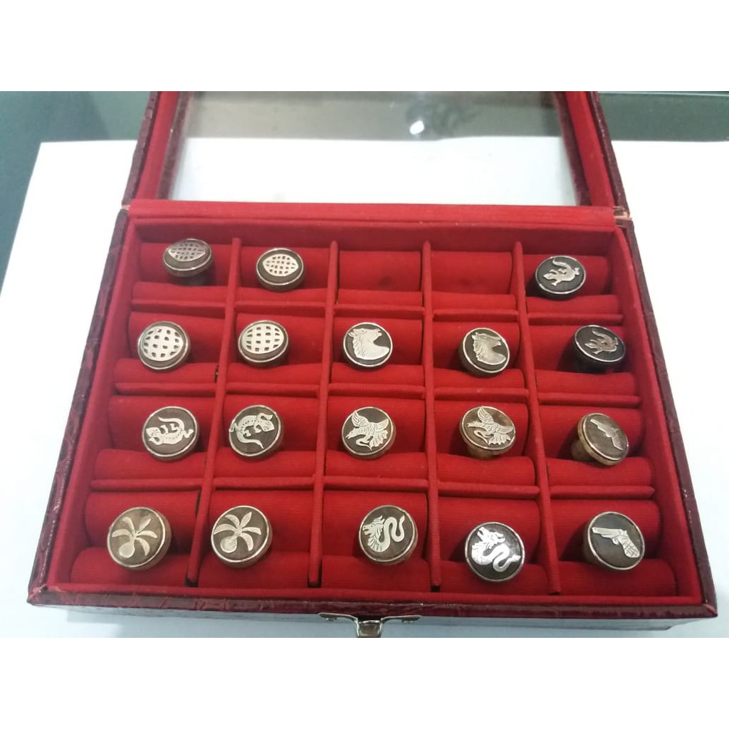 Jual Sepasang Kancing Untuk Kemeja ( Gaharu + Perak ) | Shopee Indonesia