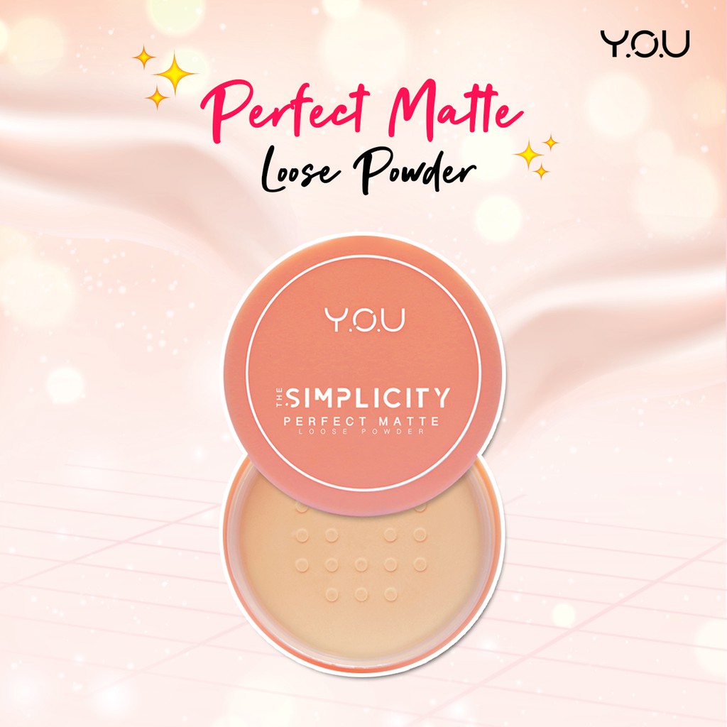 Jual Y.O.U The Simplicity Perfect Matte Loose Powder | Shopee Indonesia