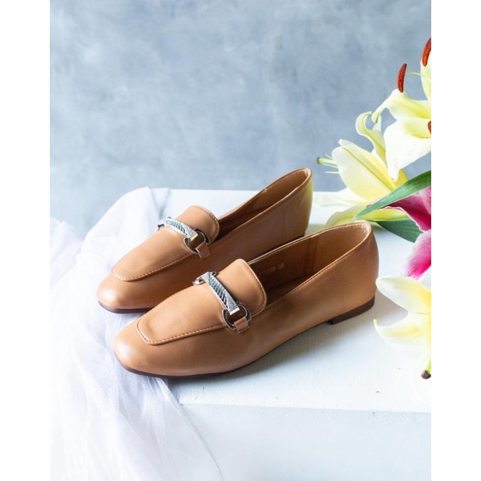 Les Femmes Sepatu Flat Wanita Flatshoes L79 210349 Ori