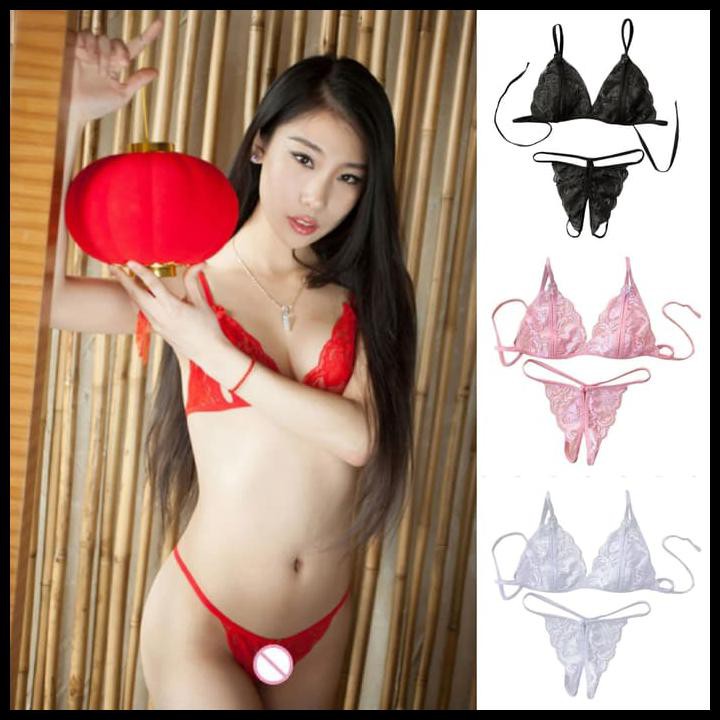 Jual Satu Set Celana Dalam Bh Bra Tembus Pandang Sexy Seperti Lingerie Set Shopee Indonesia