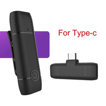Mic Wireless HP Vlog Youtuber Portable Mic For Iphone And Android Smartphone Condenser