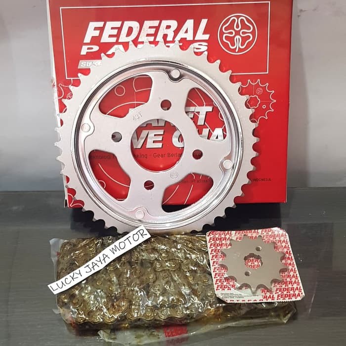 Jual Gearset Girset Chainkit Gear Gir Set Rantai Paket Tiger Lama New Revo Shopee Indonesia