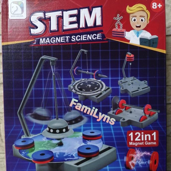 Jual 12in1 Stem Magnet Science Toy (Mainan Anak 8+) | Shopee Indonesia