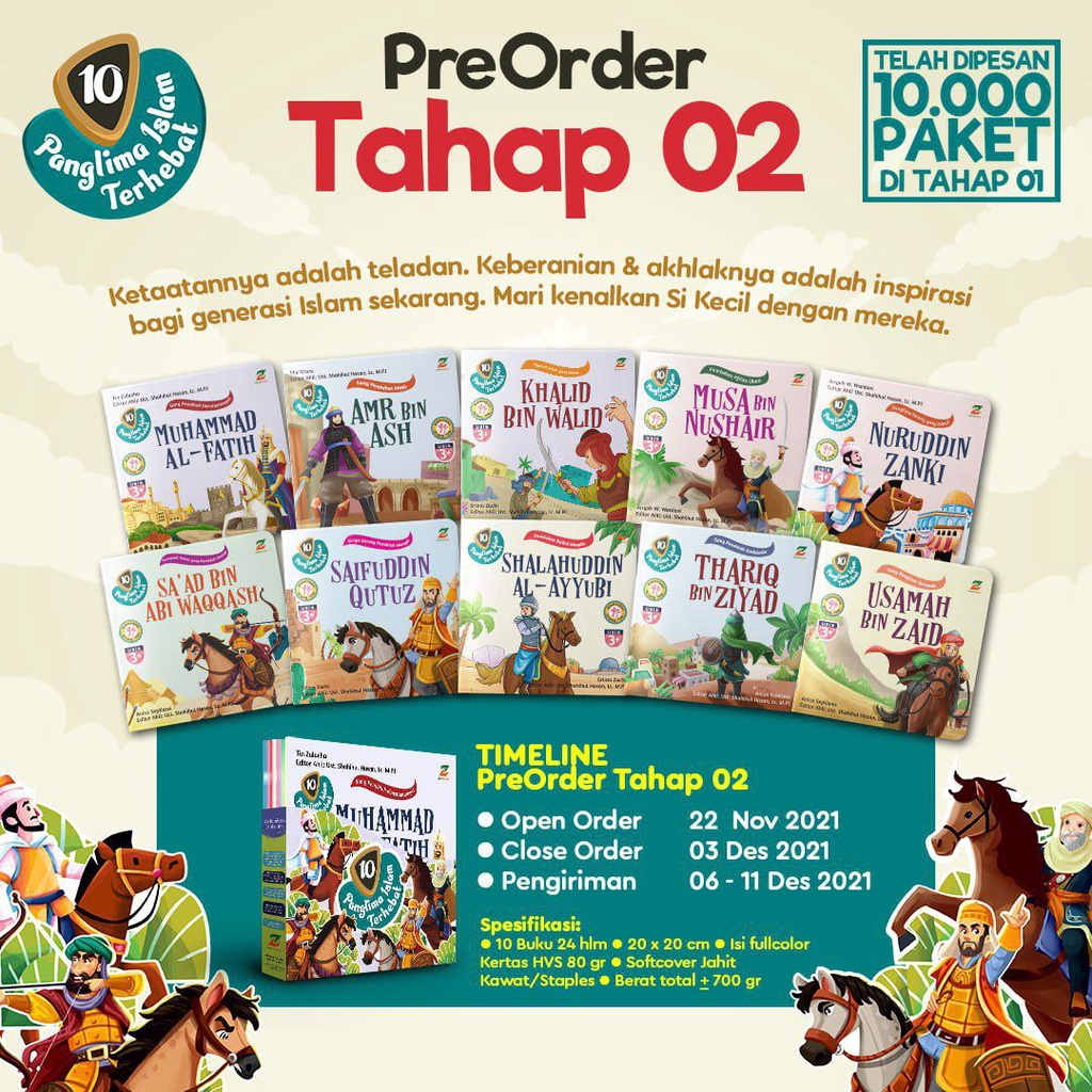 Jual 10 Panglima Islam Terhebat Tahap 2 | Shopee Indonesia