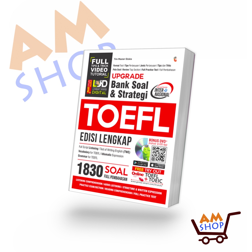 Jual BUKU TES TOEFL TOEIC UPGRADE BANK SOAL STRATEGI TOEFL | Shopee ...