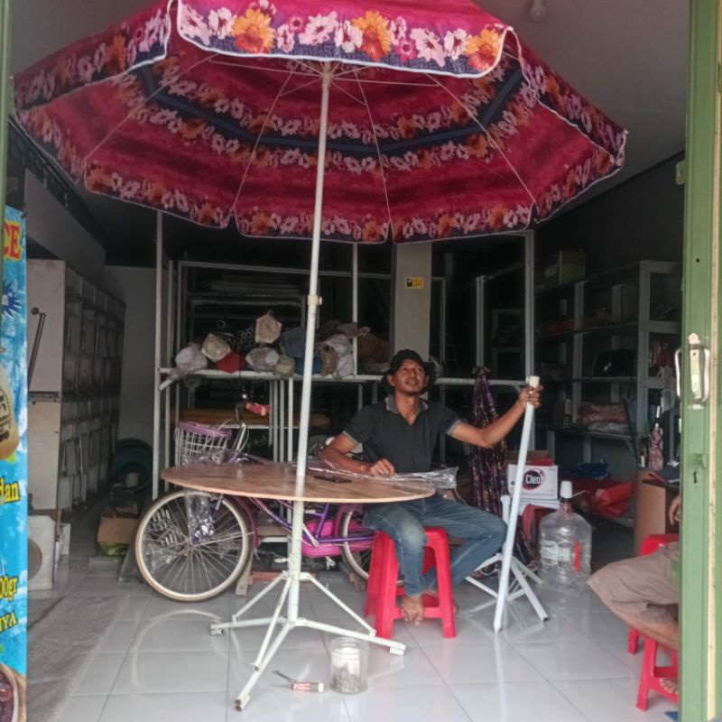 Jual Meja Payung Tenda Jualan And Cafe Jumbo Shopee Indonesia