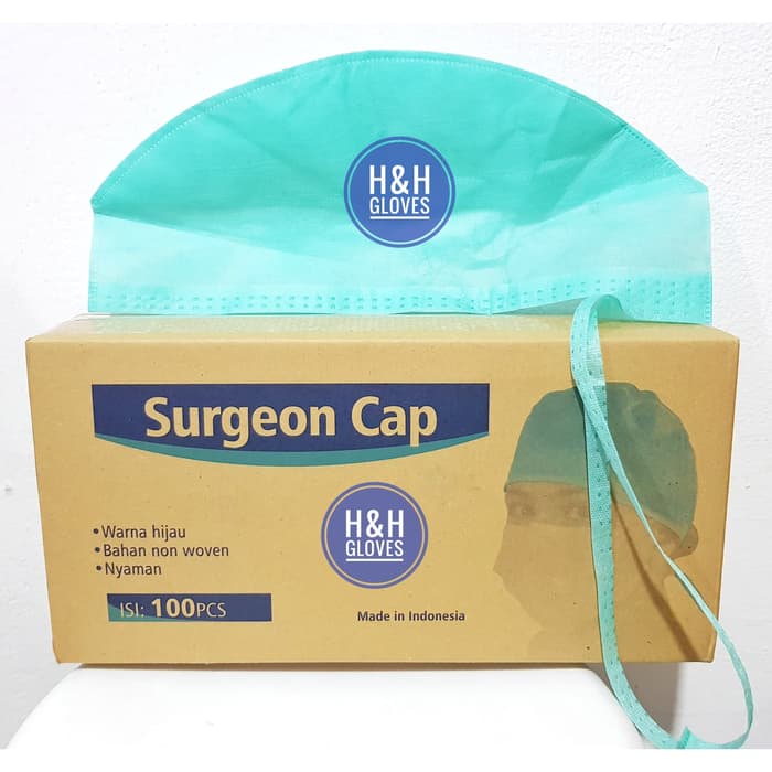 Jual KESEHATAN PERLENGKAPAN MEDIS SURGEON CAP/ NURSE CAP / TOPI OPERASI ...