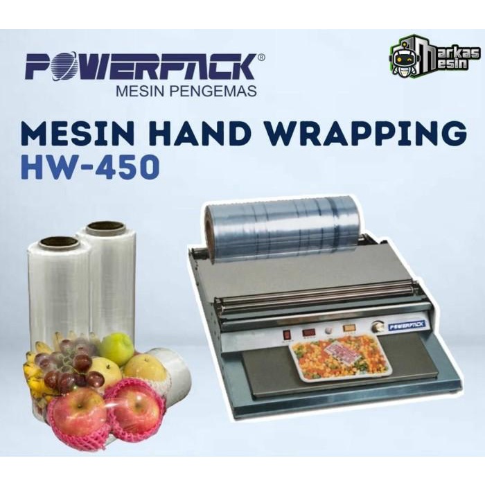 Jual Mesin Wrapping Buah Serbaguna Hand Wrapping Hw-450 Powerpack ...