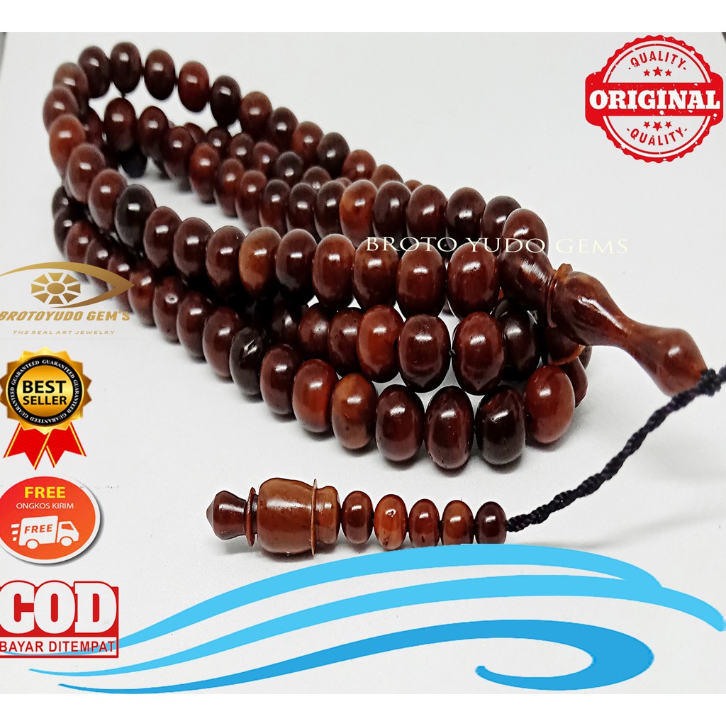 Jual TASBIH KOKAH UKURAN 8 MM 99 BUTIR WARNA COKLAT ORIGINAL | Shopee ...