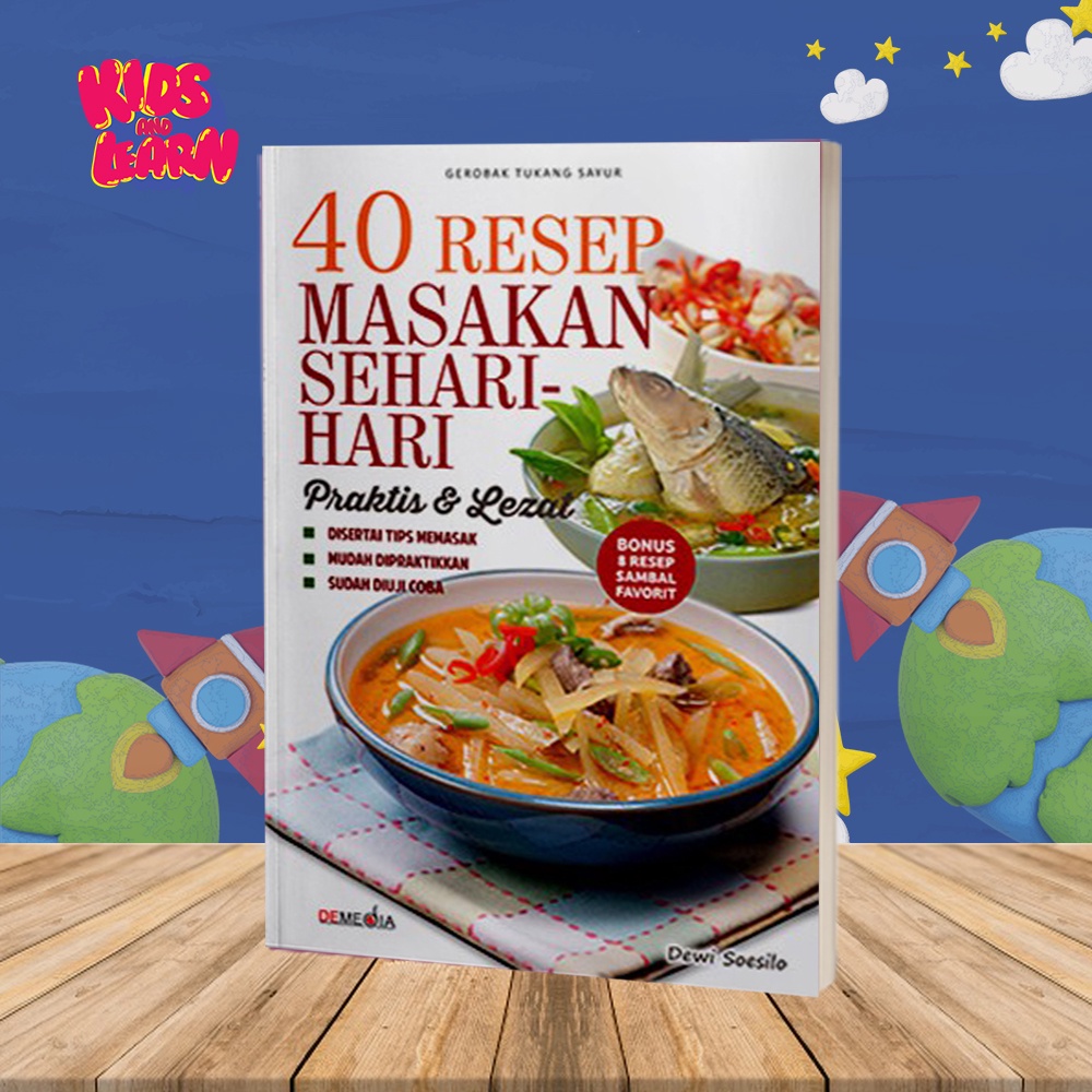 Jual Buku Resep Belajar Masak Masakan Makan Makanan 40 Resep Masakan