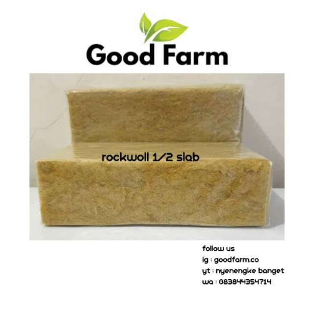 GoodFarm - Rockwool Media Tanam Hidroponik 50cm