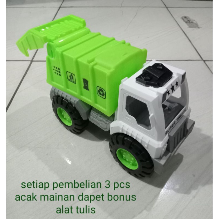 Jual Mainan Mobil Truck Sampah Ak95 Shopee Indonesia 9530