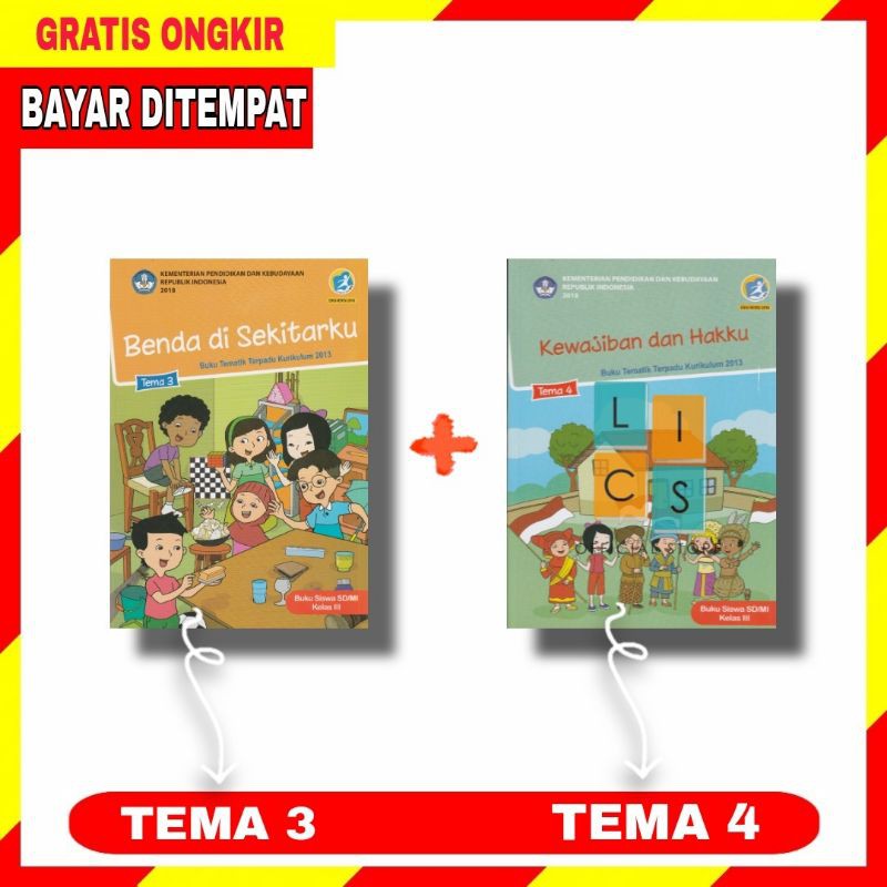 Jual Buku Paket Tematik Sd Kelas Isi Buku Tema Dan Shopee Indonesia