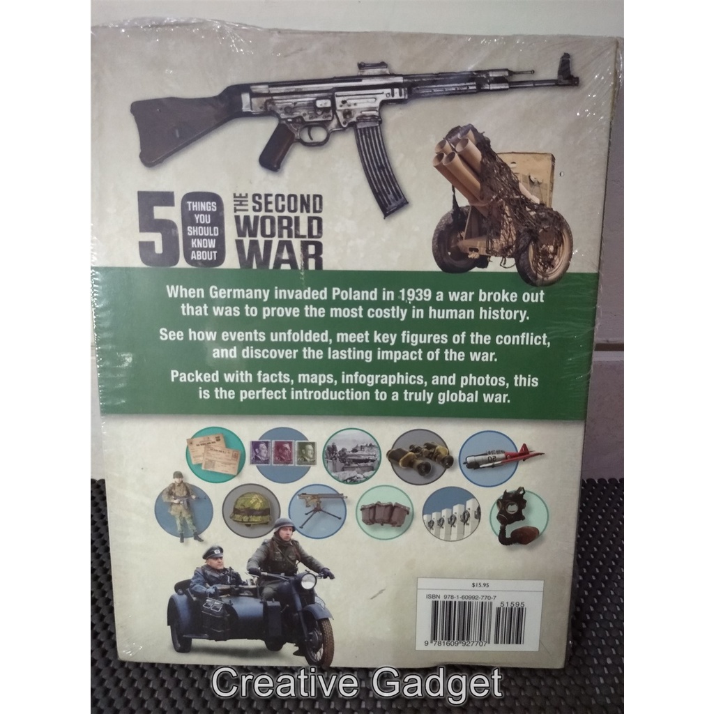 Jual 50 Things You Should Know About the Second World War Book WW2 ...