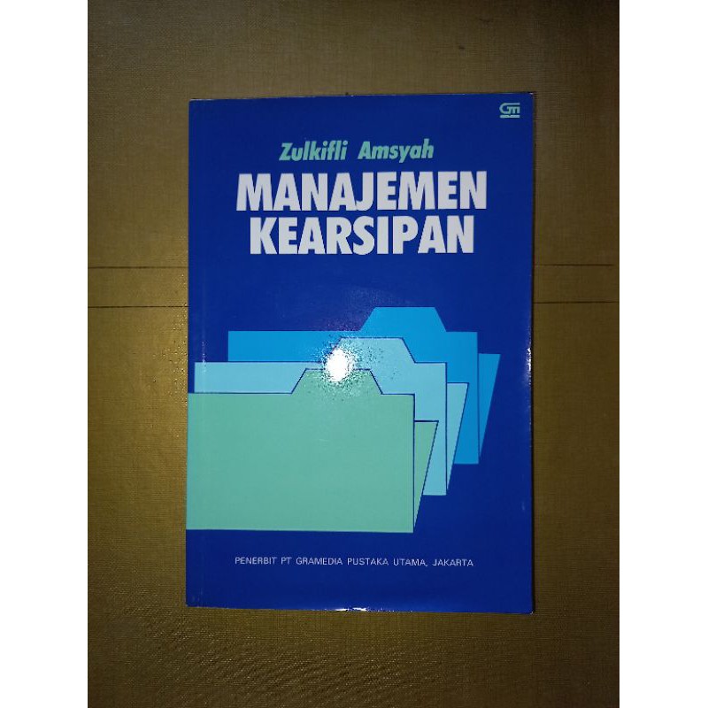 Jual Buku Manajemen Kearsipan Zulkifli Amsyah Shopee Indonesia