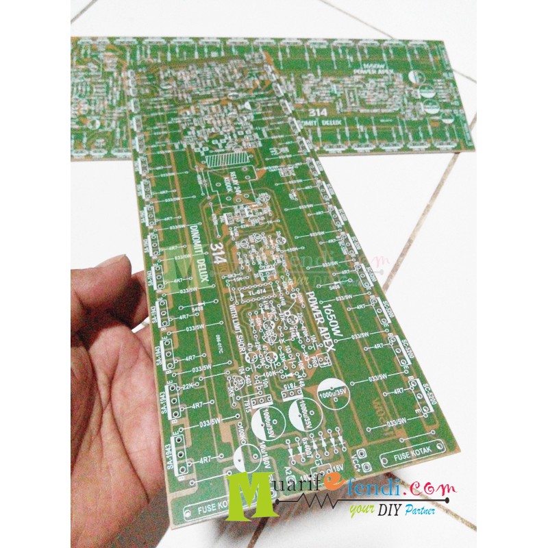 Jual PCB Power Amplifier AB1650Watt MONO TEF APEX BU3U Final Toshiba