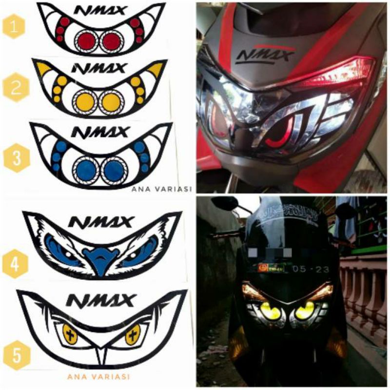 Jual Stiker Mata Elang Yamaha N Max Stiker Cutting Mata Elang N Max