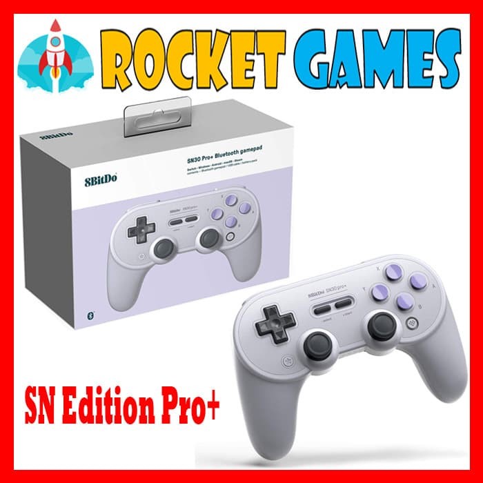 Jual [Acc/Aksesoris] 8Bitdo Sn30 Pro+ Bluetooth Gamepad Switch Windows ...