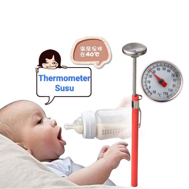 Jual Thermometer Kopi Termometer susu Stainless Food Grade | Shopee ...