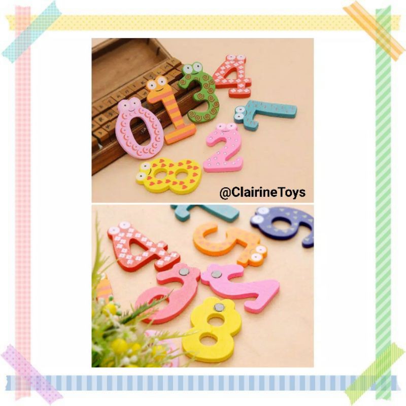 Jual ANGKA KAYU MAGNET - MAGNET ANGKA | Shopee Indonesia