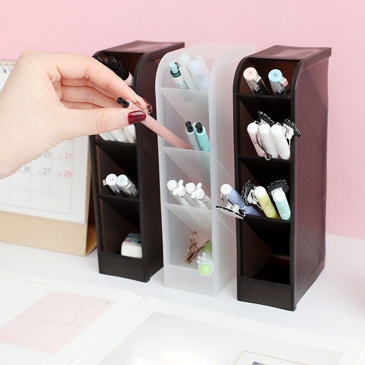 Jual Rak Pulpen Mini 4 Sekat Minimalis/Aesthetic/Kekinian Ala Korea ...