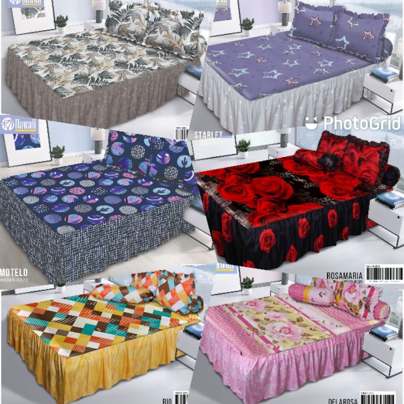Jual SPREI RUMBAI MERK HAWAI 180X200 | Shopee Indonesia