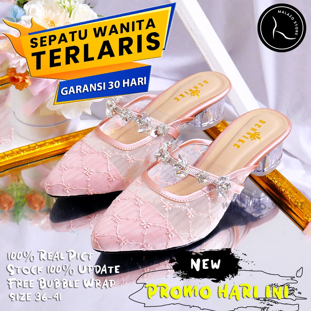 Jual Sepatu wedding shoes hak heels hils tapak tumit tahu kaca