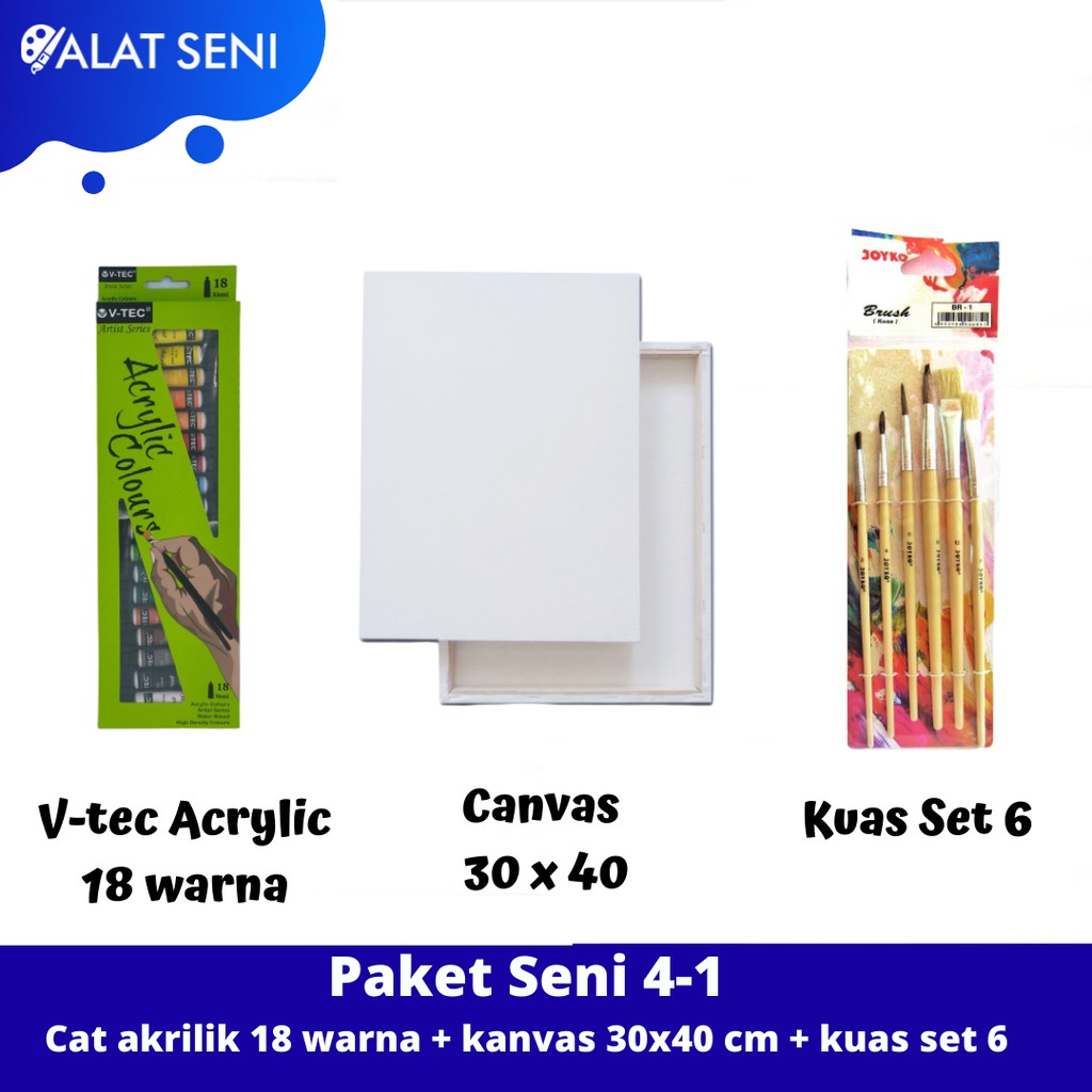 Jual Canvas 30x40 Kanvas Lukis 30x40 Cm Canvas Board 30 X 40 Cm