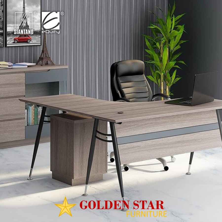 Jual Meja Tulis Kerja Kantor L Sudut Office Table Ot Siantano Shopee Indonesia