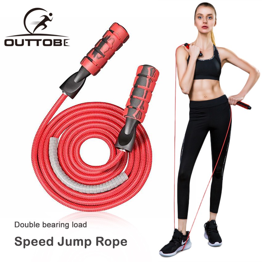Jual Outtobe Tali Skipping Jump Rope Soft Handle Counter Anti-Slip 3M ...