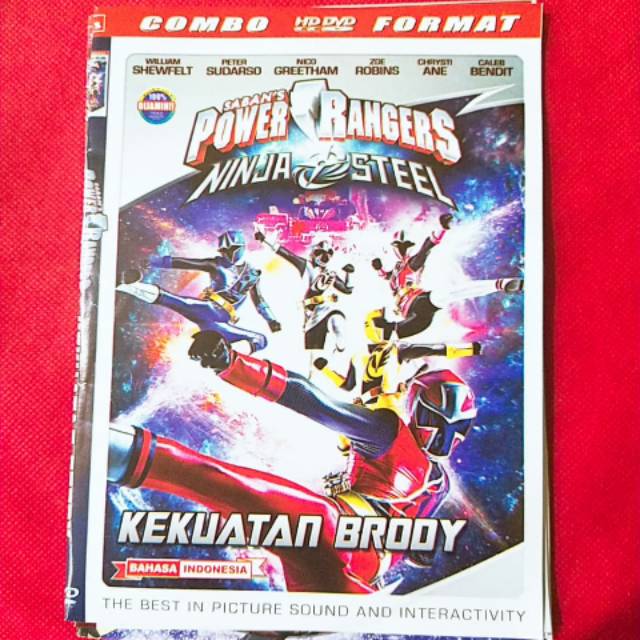 Jual NEW KASET FILM KARTUN TERBARU POWER RANGERS NINJA STEEL-KEKUATAN ...