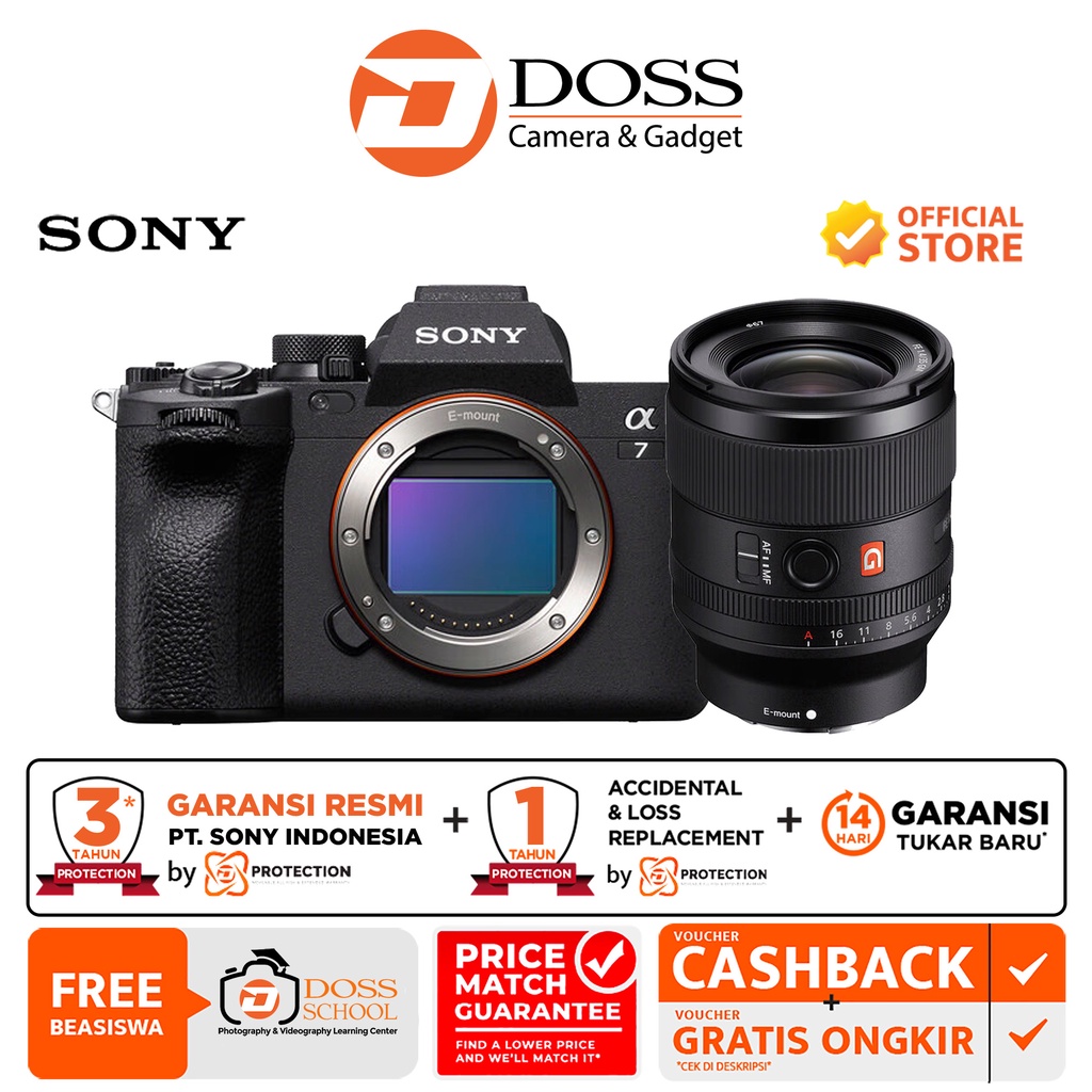 Jual Sony A7IV Sony a74 Sony A7 IV Mirrorless Camera (Body Only ...