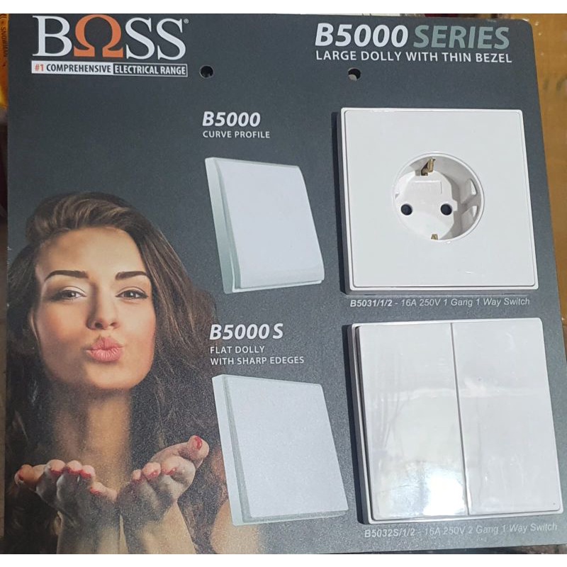 Jual Stop Kontak Boss Ib Tanam Putih Type B5000 Model Architech ...