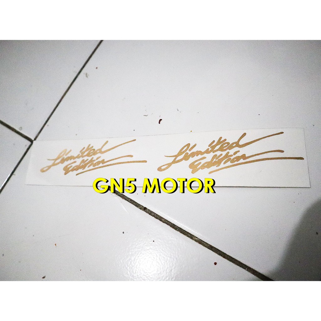 Jual STIKER LIMITED EDITION UNTUK DI COVER TUTUP AKI ASTREA PRIMA