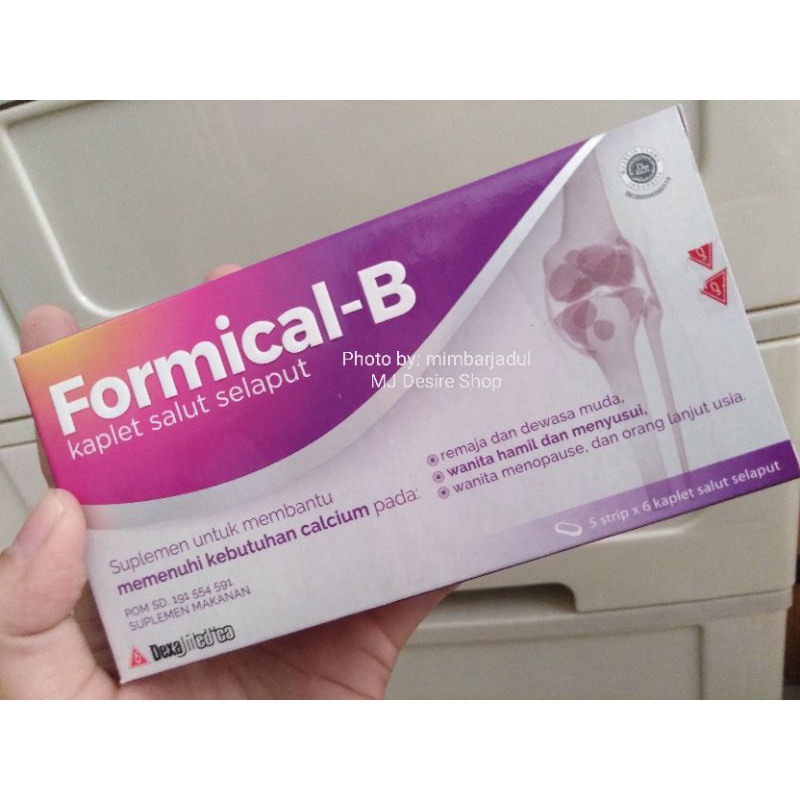 Jual Formical B Formical-B strip 6 Box 30 Suplemen Kalsium Tulang ...